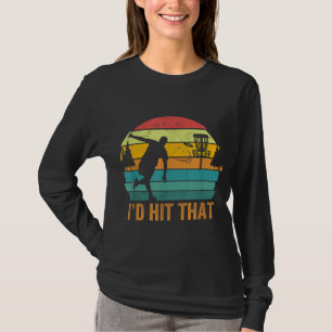 Ich würde dieses lustige Disk Golf Frisbee werfen T-Shirt