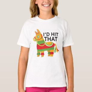 Ich würde dieses Party-Geschenk Pinata lustige T-Shirt