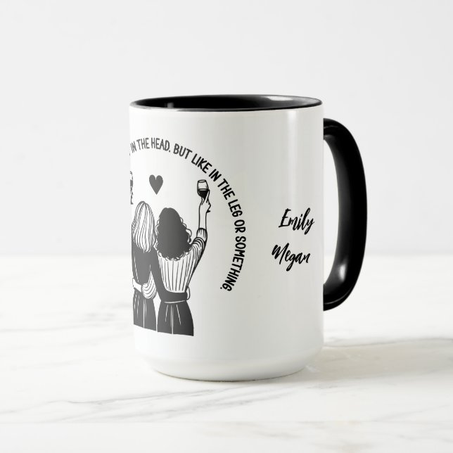 Ich würde dir ein lustiges Zitat der beste Freundi Tasse (VorderseiteRechts)