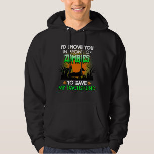 Ich würde dir vor Zombies zeigen, um meine Dachs R Hoodie