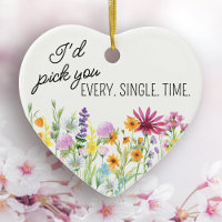 Ich würde dir Wildblume Personalisiert Meadow Flor