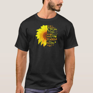 Ich wurde Direkthilfepersonal Sunflower Raglan T-Shirt