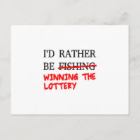 Ich würde eher angeln... Der Lotteriegewinn