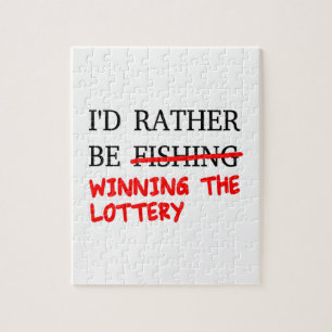 Ich würde eher angeln... Der Lotteriegewinn Puzzle