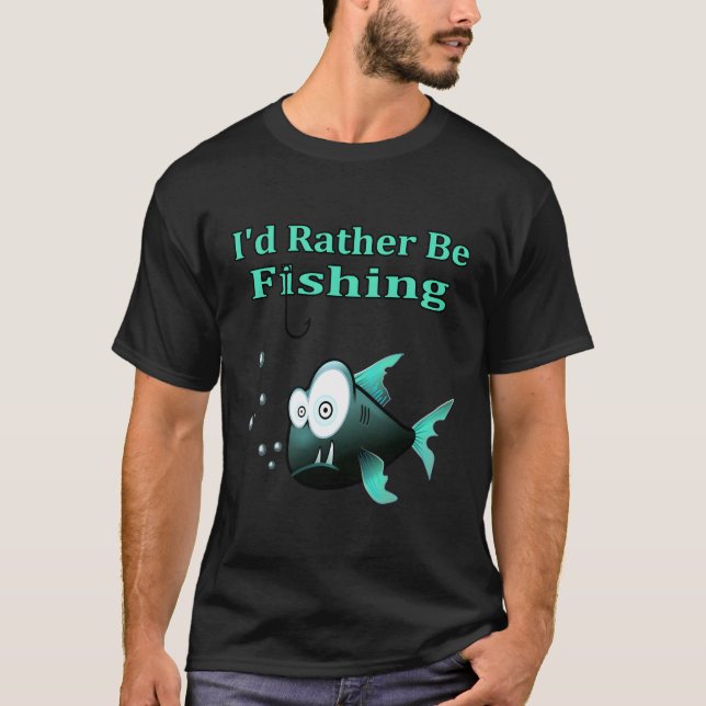 Ich würde eher angeln T-Shirt (Vorderseite)