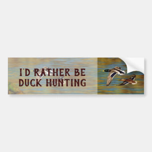 Ich würde eher auf Entenjagd gehen Autoaufkleber
