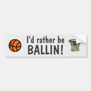 Ich würde eher ballin sein! autoaufkleber