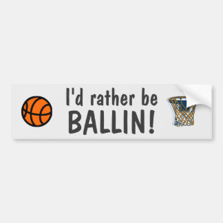 Ich würde eher ballin sein! autoaufkleber