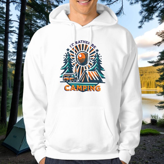 Ich würde eher Camping Vintag Vibes sein Hoodie (Von Creator hochgeladen)