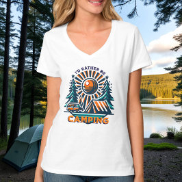 Ich würde eher Camping Vintag Vibes sein T-Shirt