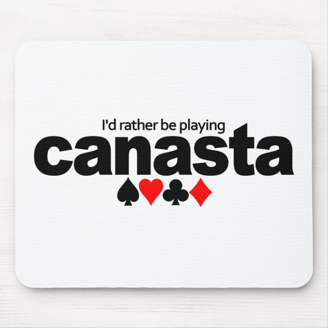 Ich würde eher Canasta-Mousepad spielen Mousepad (Vorne)