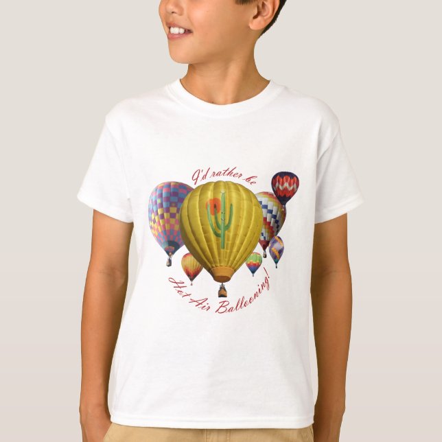 Ich würde eher die im Ballon aufsteigende T-Shirt (Vorderseite)
