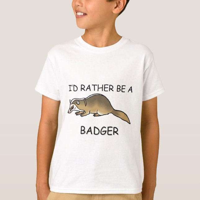 Ich würde eher ein Dachs sein T-Shirt (Vorderseite)