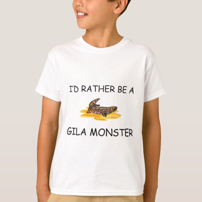 Ich würde eher eine Gila-Krustenechse sein T-Shirt (Vorderseite)