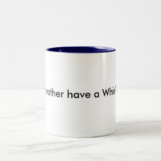 Ich würde eher einen Whiskybecher haben Zweifarbige Tasse