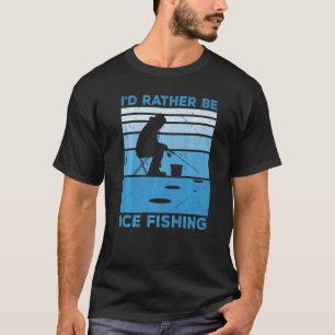 Ich würde eher Eisfischen, Fischeis angeln, Eisfis T-Shirt