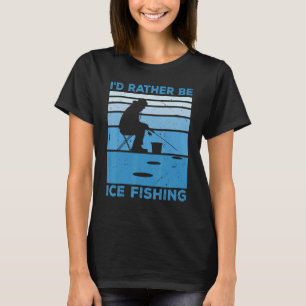Ich würde eher Eisfischen, Fischeis angeln, Eisfis T-Shirt