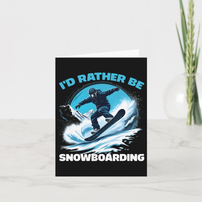 Ich würde eher Extremwintersport fahren Karte (Vorderseite)