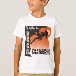 Ich würde eher Felsen-KletternT - Shirt-Frau sein T-Shirt