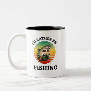 Ich würde eher fischen. Fischer, Außenstehende Zweifarbige Tasse