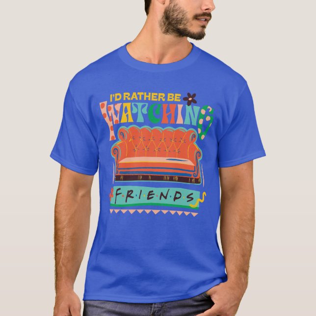 Ich würde eher FRIENDS™ Vibrant Grapic beobachten T-Shirt (Vorderseite)