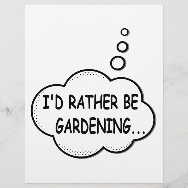 Ich würde eher Gartenarbeit machen (Vorderseite)