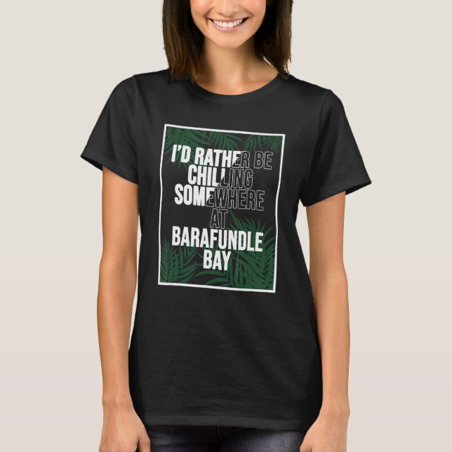 Ich würde eher in der Bucht von Barafundle kühlen T-Shirt (Vorderseite)