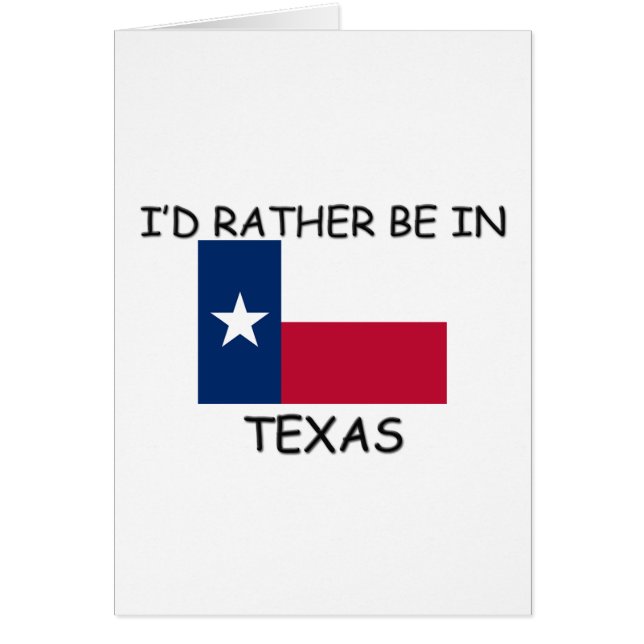 Ich würde eher in Texas sein (Vorne)