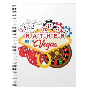 Ich würde eher in Vegas Casino Gambler spielen Notizblock