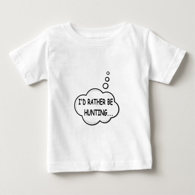 Ich würde eher jagen baby t-shirt (Vorderseite)