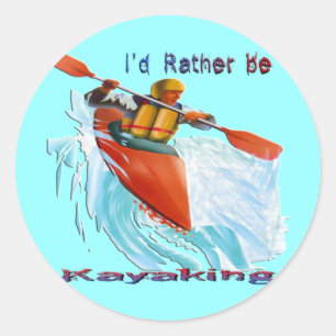 Ich würde eher Kayaking 2 sein Runder Aufkleber