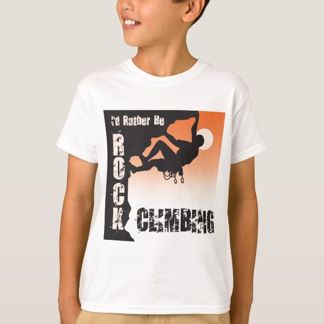 Ich würde eher Klettern sein T-Shirt (Vorderseite)