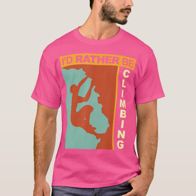 Ich würde eher klettern T-Shirt (Vorderseite)