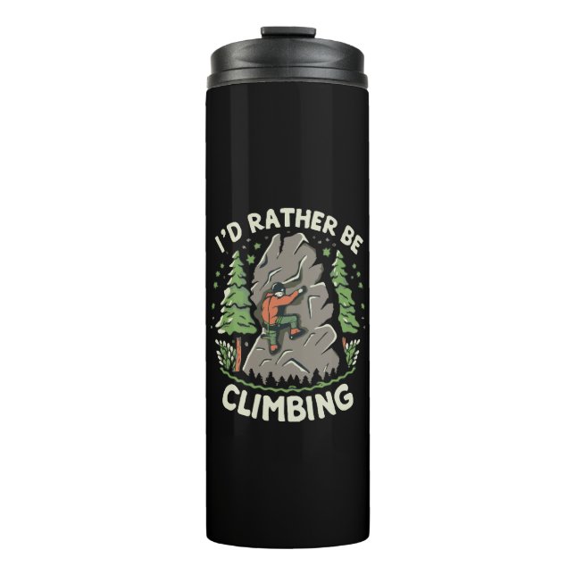 Ich würde eher klettern thermosbecher (Vorderseite)