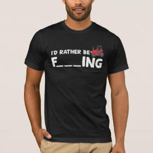 Ich würde eher Landwirtschaft betreiben - Funny Ba T-Shirt