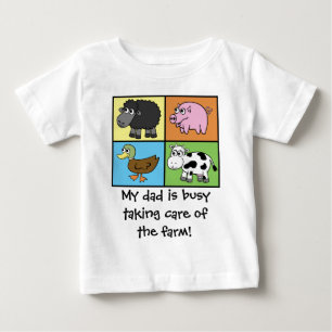 Ich würde eher Landwirtschaft betreiben! (virtuell Baby T-shirt