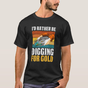 Ich würde eher nach Gold Vintage Retro Panni grabe T-Shirt