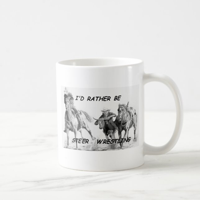 Ich würde eher Ochse-Wrestling sein Kaffeetasse (Rechts)