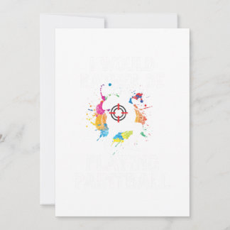 Ich würde eher Paintball-Farbbälle spielen Gif Einladung