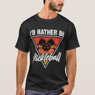 Ich würde eher Pickleball Retro Vintag 70' spielen T-Shirt
