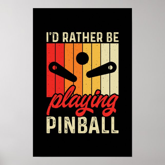 Ich würde eher Pinball Poster #6 spielen (Vorne)