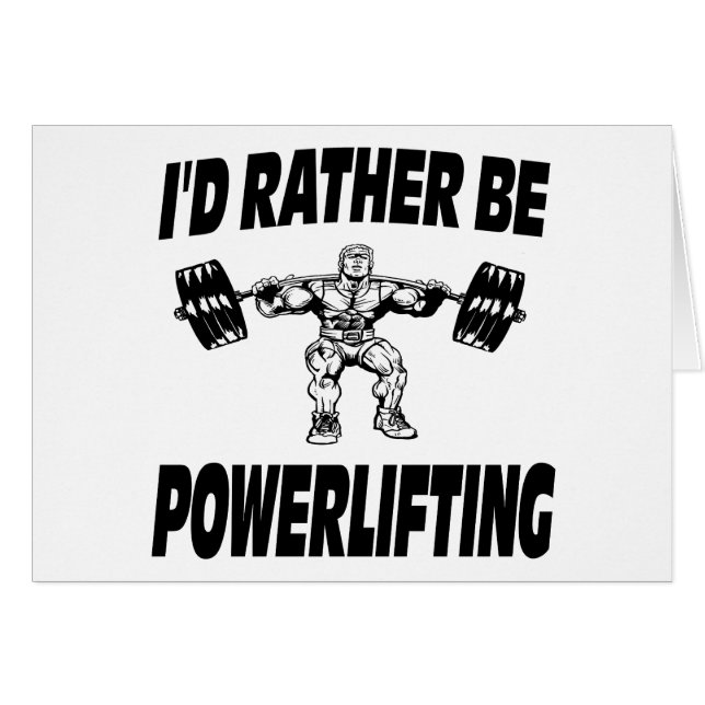 Ich würde eher Powerlifting Weightlifting sein (Vorderseite (Horizontal))