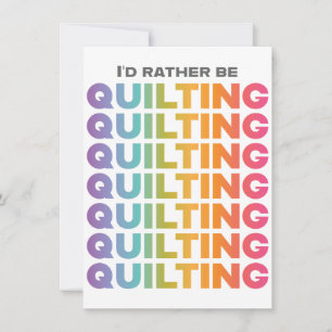 Ich würde eher Regenbogen Ombre Buchstaben quiltie Mitteilungskarte
