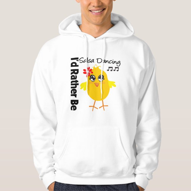 Ich würde eher Salsa-Tanzen sein Hoodie (Vorderseite)