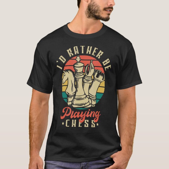 Ich würde eher Schach-Player-Mainboard-Game-Gran s T-Shirt (Vorderseite)