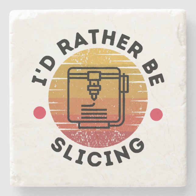 Ich würde eher schneien steinuntersetzer (Vorderseite)