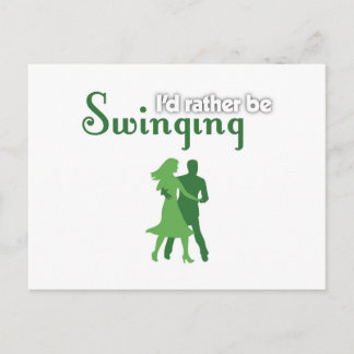 Ich würde eher schwingen postkarte