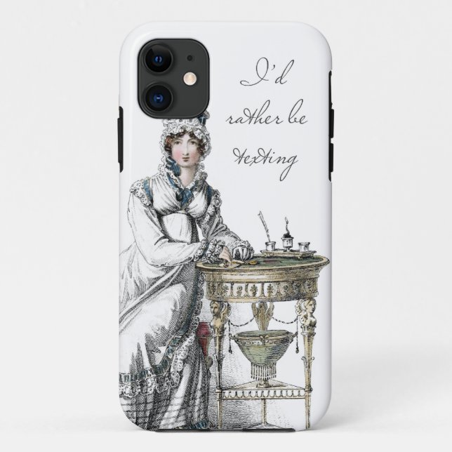 Ich würde eher simse Regentschafts-Mode-Platte Case-Mate iPhone Hülle (Rückseite)