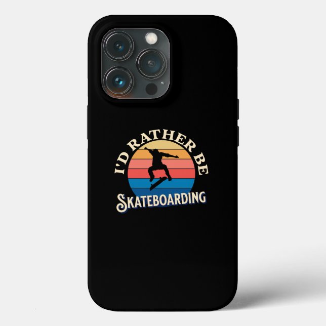 Ich würde eher Skateboarding sein Case-Mate iPhone Hülle (Rückseite)