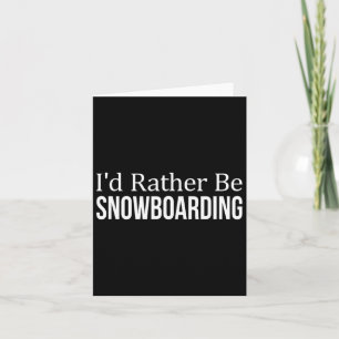 Ich würde eher Snowboarden - 1 Karte